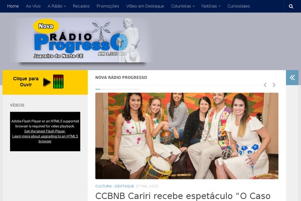 radioprogressoam.com.br site used Progresso