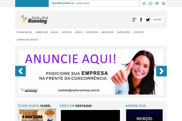 radiorunning.com.br site used Hoost