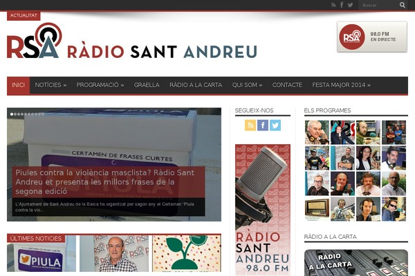 radiosantandreu.com site used Debelop