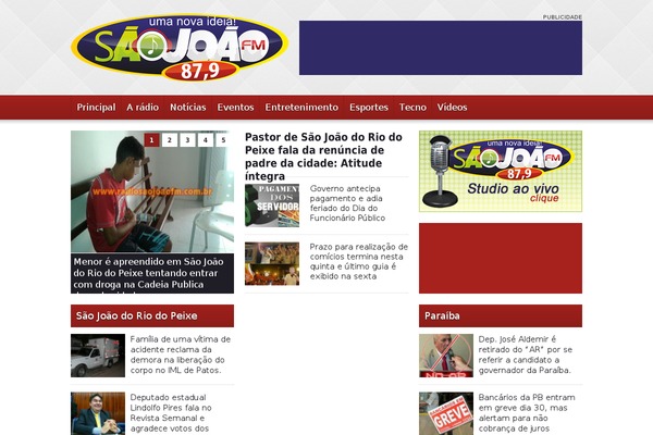 radiosaojoaofm.com.br site used Radiosj