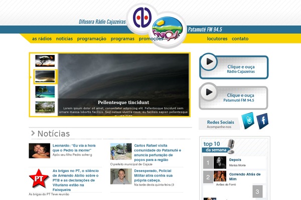 radioscajazeiras.com.br site used Radios