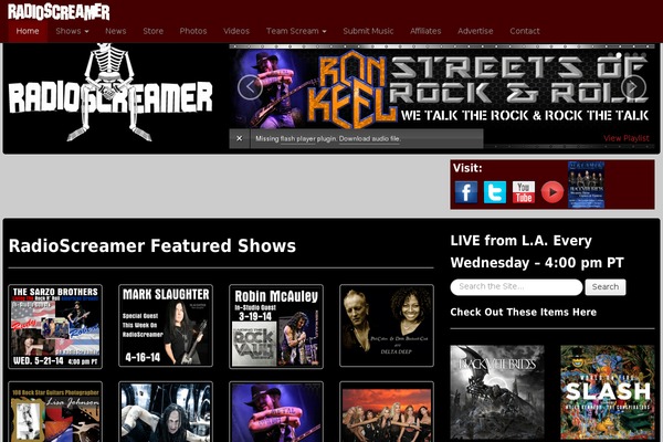 radioscreamer.com site used Screamer-magazine