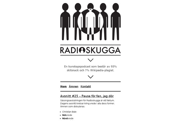 radioskuggan.se site used Radioskuggan