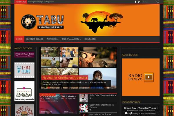 radiotabu.com site used Tabu