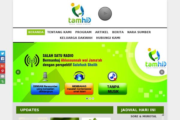 radiotamhid.com site used Tamhid