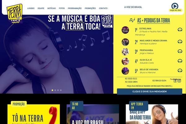 radioterrafm.com.br site used Theme-terrafm
