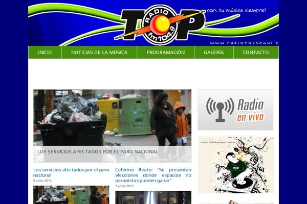 radiotopsegui.com.ar site used Locucionar