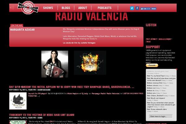 radiovalencia.fm site used Mission-reds