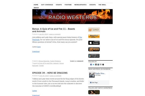 WordPress website example screenshot