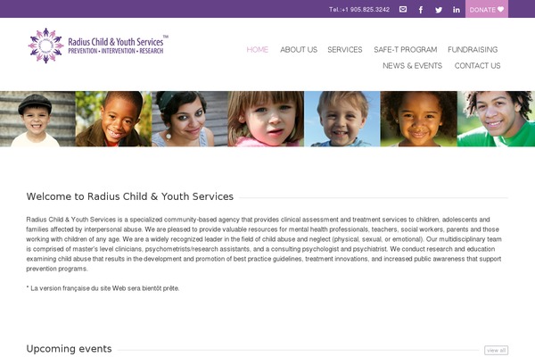 Born-to-give-child theme site design template sample