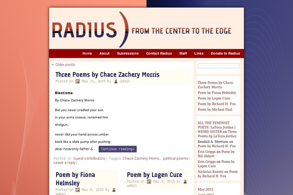 radiuslit.org site used Radius_v2.013