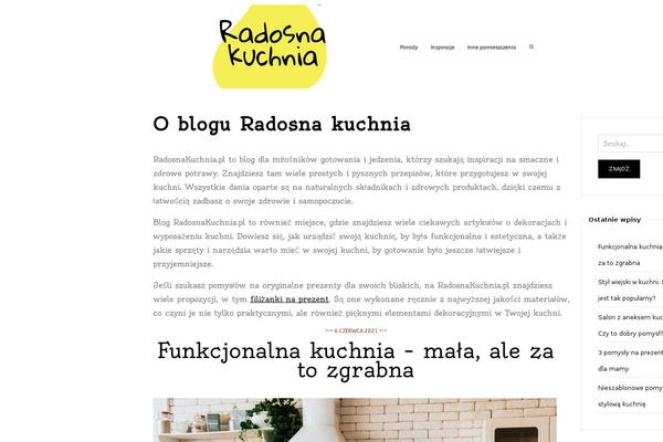 radosnakuchnia.pl site used Nothing-personal