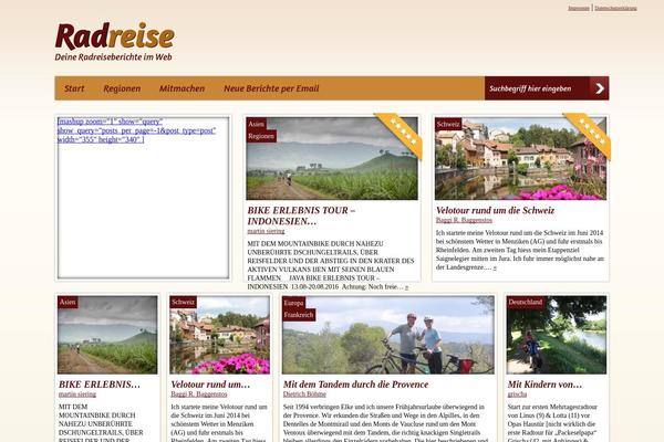 radreise.de site used Radreisetheme