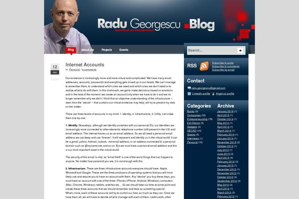 radugeorgescu.com site used Radug