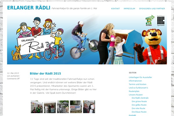 WordPress website example screenshot