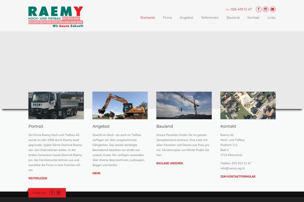 Construction-child theme site design template sample