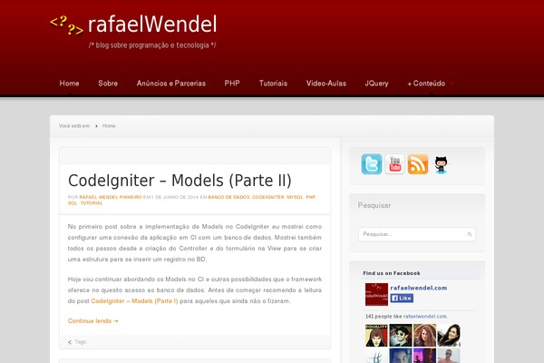 rafaelwendel.com site used Simple Bootstrap