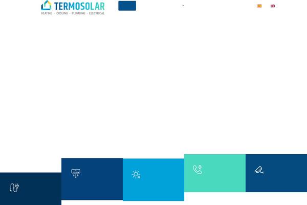 Termosolar theme site design template sample