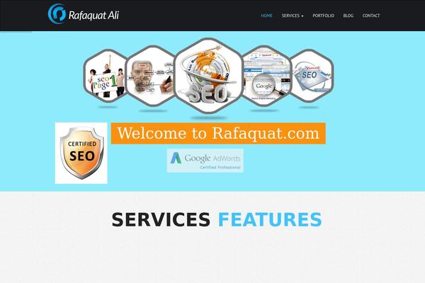 rafaquat.com site used Perfekta