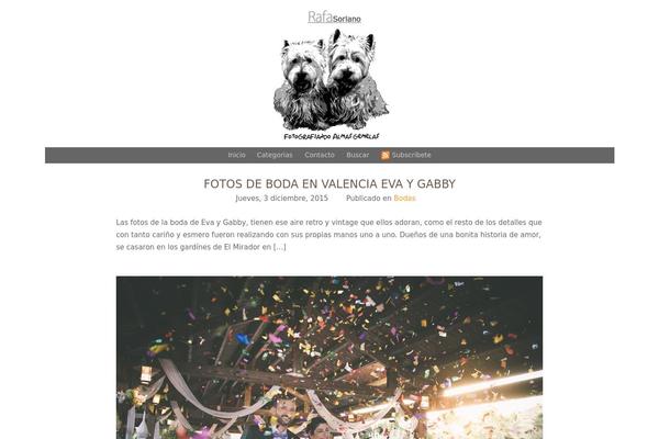 Prophoto4 theme site design template sample