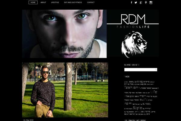 Fashionmagres theme site design template sample