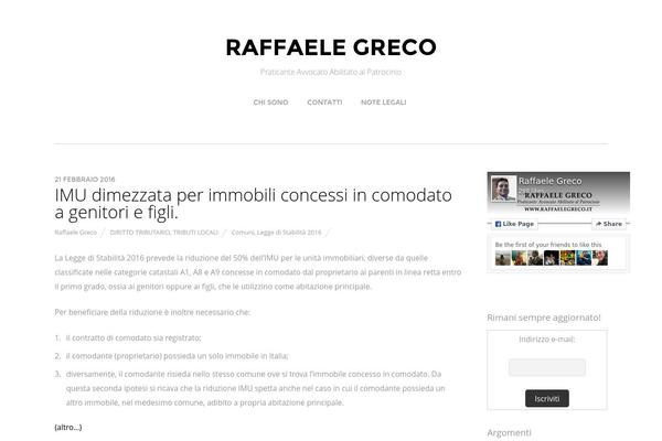 raffaelegreco.it site used Fashionistas