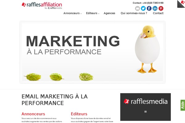 rafflesaffiliation.com site used Rafflesmedia
