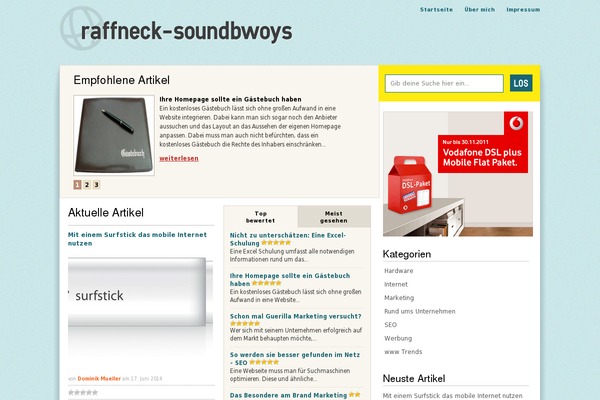 raffneck-soundbwoys.de site used Redtweet
