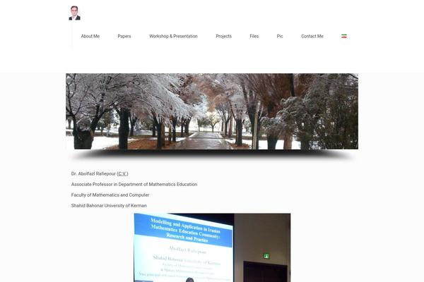 WordPress website example screenshot