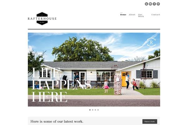 WhiteSpace theme site design template sample