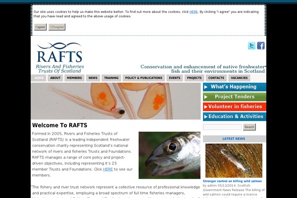 rafts.org.uk site used Rafts