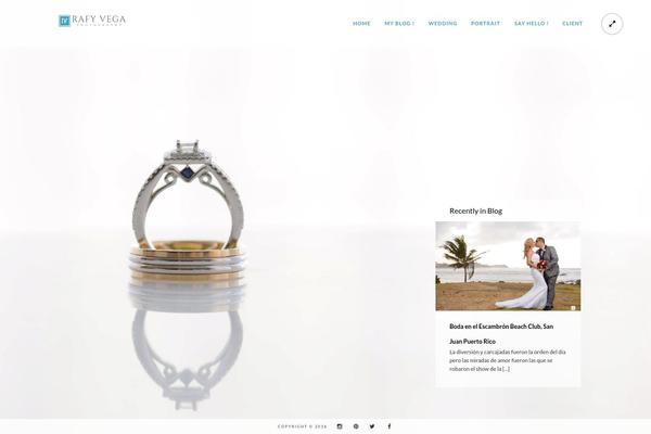 Kinetika theme site design template sample