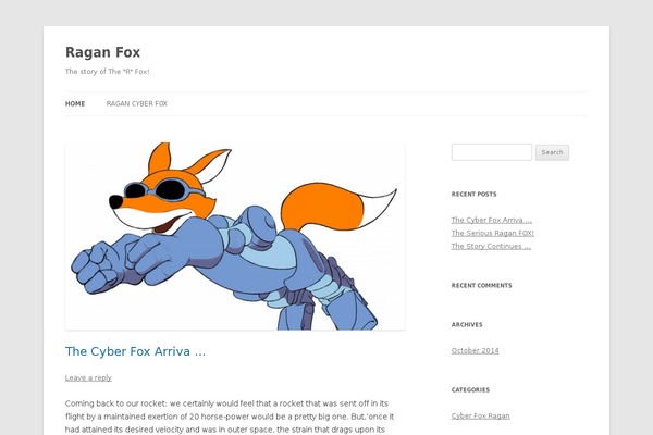 Twenty Twelve theme site design template sample