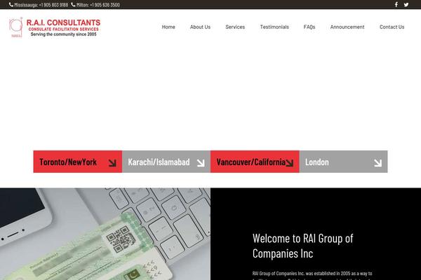 raigroupinc.com site used Rai