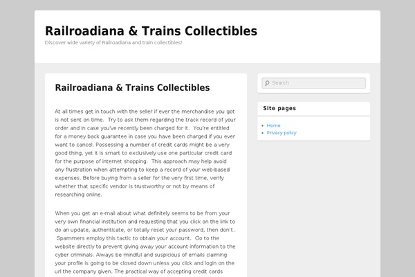 WordPress website example screenshot