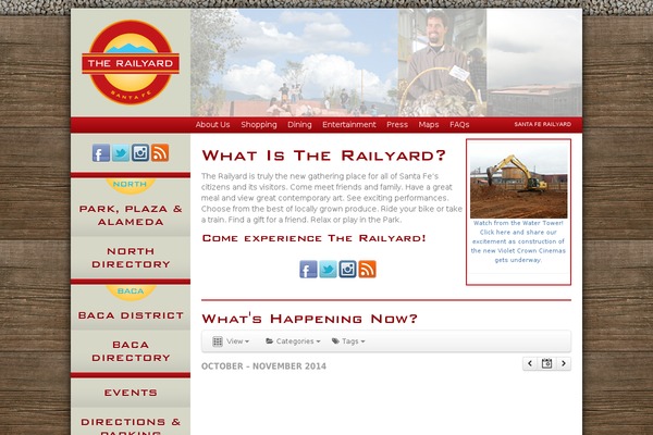 railyardsantafe.com site used Railyard