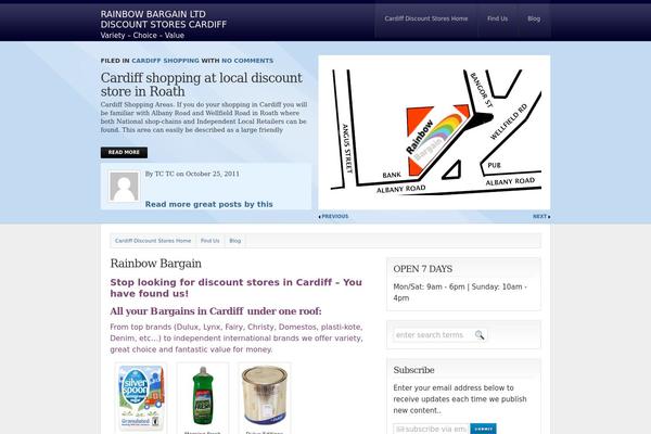 rainbowbargain.com site used Wp-aire