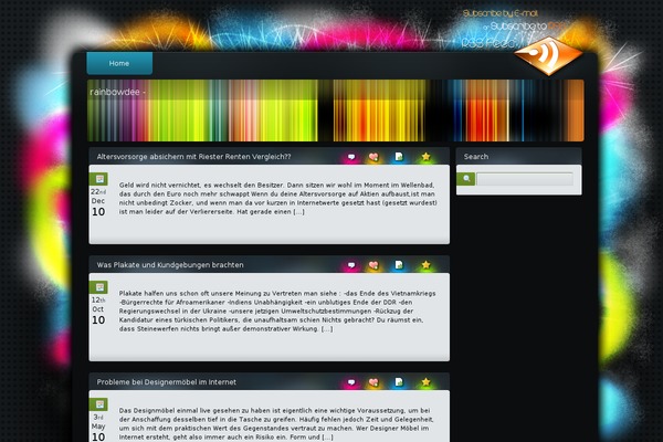 rainbowdee.de site used Colors