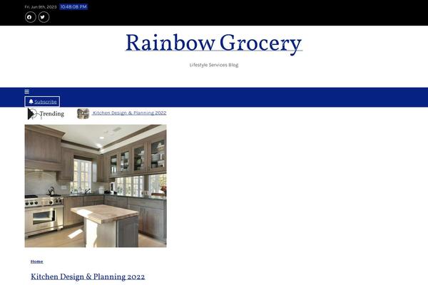 rainbowgrocery.org site used Blog Perk