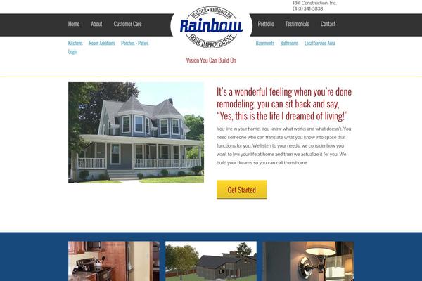 rainbowhomeimprovement.com site used Bootstraptheme