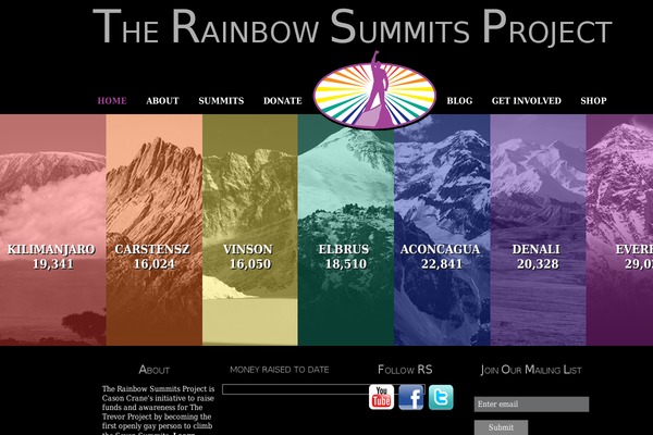 rainbowsummits.org site used Rainbow