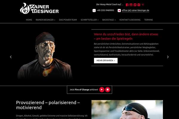WordPress website example screenshot