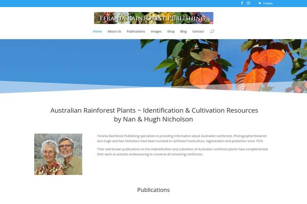 rainforestpublishing.com.au site used Divi-4