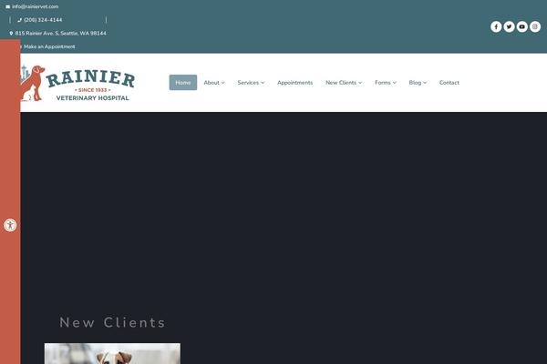 WordPress website example screenshot