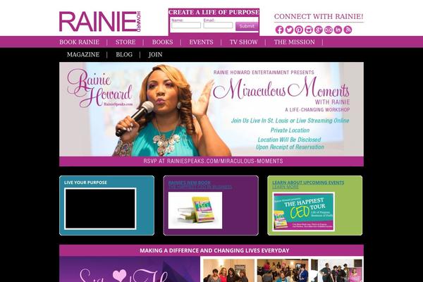 rainiespeaks.com site used Rainie