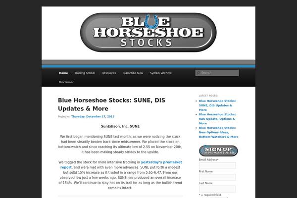 WordPress website example screenshot