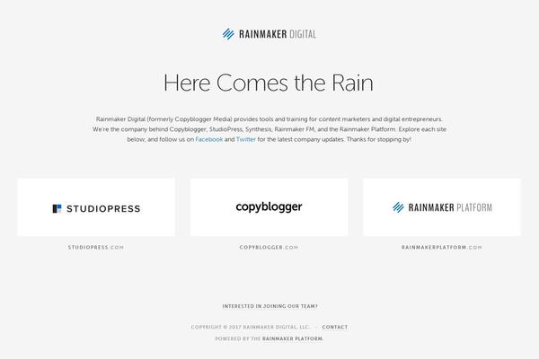 rainmakerdigital.com site used Rm-platform