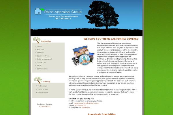 WordPress website example screenshot