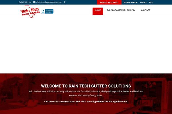 raintechguttersolutions.com site used Rain-tech