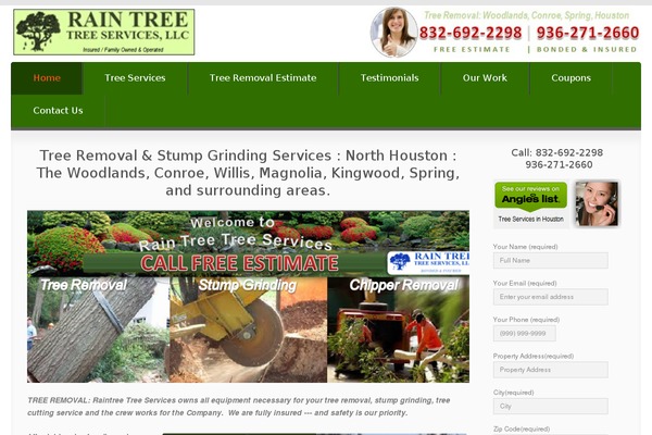 raintreetreeservices.com site used Peer365